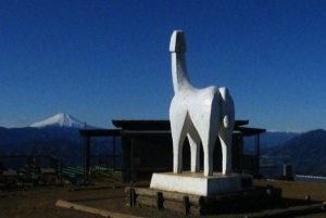DSCF9889_陣馬の白馬と富士山